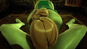 in the witcher, redhead triss gives you pov blowjob and licking