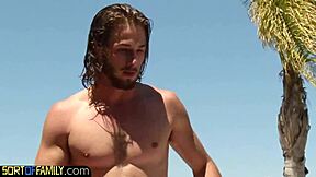 Stepmom Sucks and Bangs Teen Outdoors with Passion