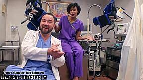 jackie bane learns blowjobs from doctor lilith rose!