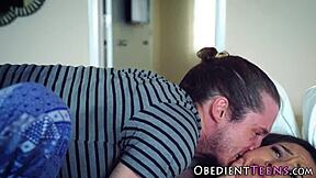 Rough Banged Teen 18+ Gets Jizzed in Wild Group Action