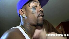 Savannah Rose sucks Slimpoke's big black cock before getting her ass pounded in the ghetto.