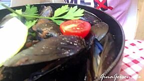 Skinny blonde Croatian babe shows off sexy body outdoors! 😍