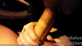 pov blowjob in a car
