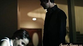 Glamorous Petite 18+ Teen Fucked Hard in Missionary Style