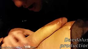 pov blowjob in a car