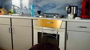 hey, sexydea plugs her ass with dildo for intense anal fun