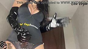 Mistress Liza Virgin Humiliates Her Slave