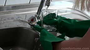 Rose Delight Feels Intense Pleasure Sucking For Cum Facial