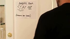 Amber Moore Fucks Dildo Before Sucking Real Cock