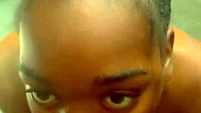 Ebony Teen 18+ Deepthroats Monster Cock in Amateur Pussy Fucking Session