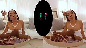 Vrhush Cali Caliente begs you to cum inside her trimmed pussy in POV reality