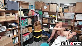 Thief Gets Punished With Hardcore Blowjob