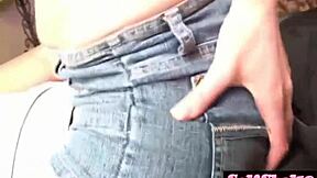 Big tits teen babe eats hard dick and talks dirtily POV