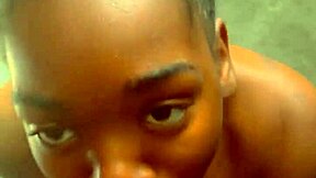 Ebony Teen 18+ Deepthroats Monster Cock in Amateur Pussy Fucking Session