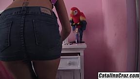 riley reid gives stepmom a wild rimjob in lesbian play