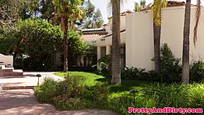 petite teen explores intimate moments with older guy in sixtynine pose