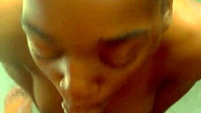 Ebony Teen 18+ Deepthroats Monster Cock in Amateur Pussy Fucking Session