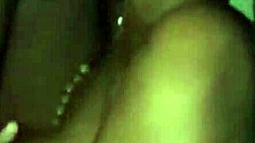 Ebony woman delivers sloppy blowjob to boyfriend with big cock