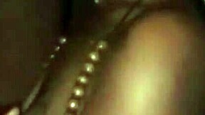 Ebony woman delivers sloppy blowjob to boyfriend with big cock