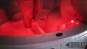 got drilled in a jacuzzi at a new hotel