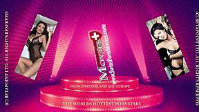 Vivien gets hotly fucked by the seller in mouth and pussy