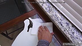 Petite emo teen sucks stepbro's banana