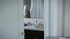 Taboo teen voyeur babe masturbates! 👀