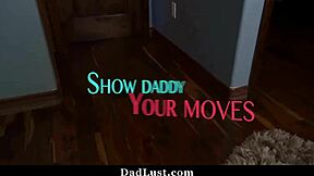 step daughter getting pounded by step daddy while watching porn, so hot