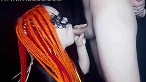 Teen 18+ amateur gives gentle blowjob, cum in mouth 😏