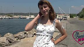 melany, you sexy french slut, what are you doing outdoors?