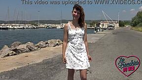 melany, you sexy french slut, what are you doing outdoors?