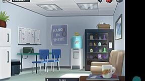 Hot brunette teen 18+ blows cock in Summertime Saga 36