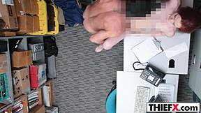 teen thief learns lesson in garage