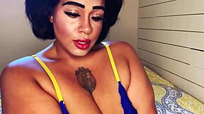 Snow tight pussy fingered and cummed