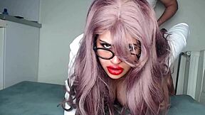 I'm fucking this beautiful teen babe with her big round ass in doggystyle