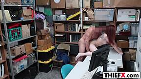 teen thief learns lesson in garage