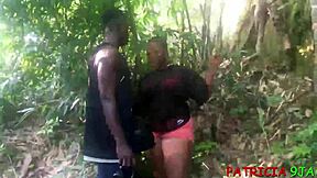 I saw this teen 18+ ebony pornstar get fucked by bbw patricia 9ja on the roadside with people watching.