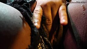 So horny, I finger fuck my wet Indian pussy intensely.