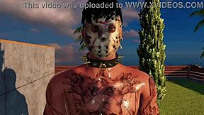 Oh wow, a surprise visitor with a monster cock for outdoor anal fun! 😍🍆