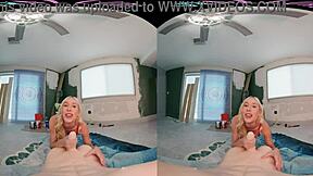 Vrallure's getting handsy with her shaved pussy.