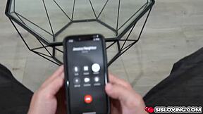 Hey, stepbrother finally bangs stepsister for that blue favor