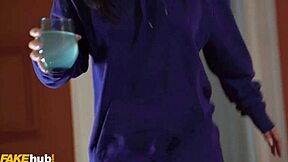 Halloween Scarecrow Prank Turns Anal Fuck with Latina Boyfriend