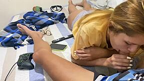 You Suck Him While He Plays Video Games?