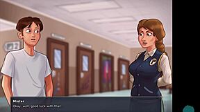 Hot Asian Teacher Jerks Student Off