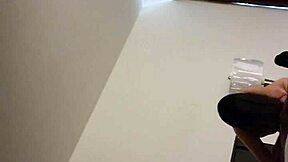 Mask wearing chinese petite gets creampied in hidden hotel fuck