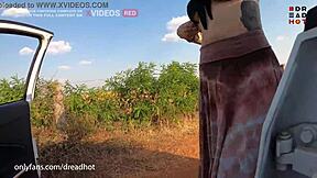 Fudendo na rodovia e levando gozada na boca - dread hot