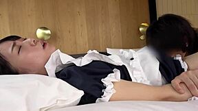 stunning idol maid in wild hardcore action 😍