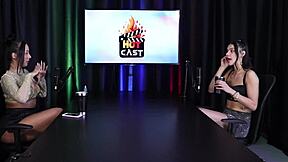 debora struggles with submission in sheer red lingerie, but it's so sexy 😳👗