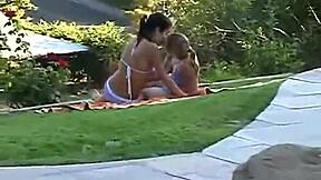 Petite Lesbian Teens Chloe 18 and Little Summer Lick Wild! Wow, What a Hot Show!