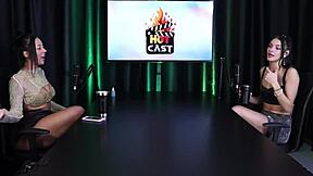 debora struggles with submission in sheer red lingerie, but it's so sexy 😳👗